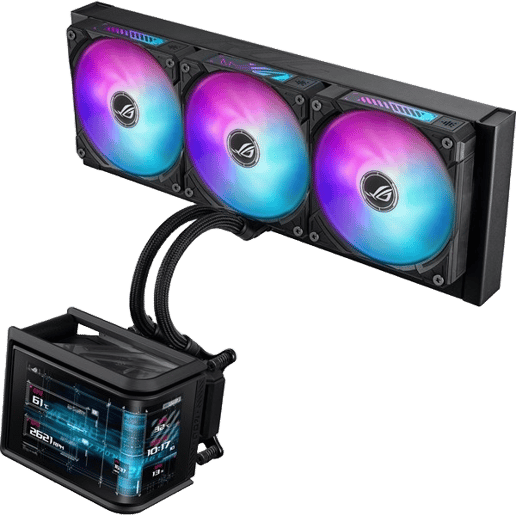 ASUS ROG Ryuo IV SLC 360 ARGB 360mm Liquid CPU Cooler in Black